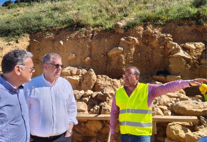 Νίκος Ταχιάος: Αυτοψία στα εργοτάξια και τις αρχαιολογικές εργασίες του ΒΟΑΚ