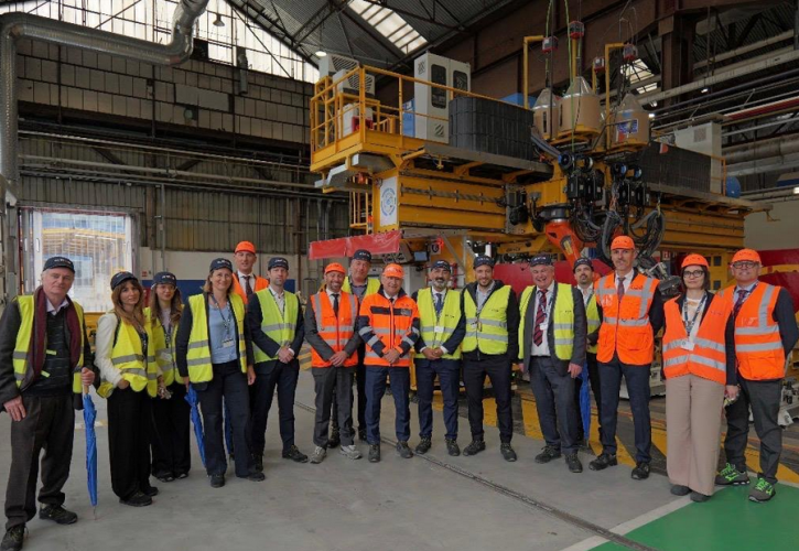 Επίσκεψη Κυρανάκη στο Κέντρο Αριστείας της Alstom όπου κατασκευάζονται οι νέοι συρμοί της Hellenic Train