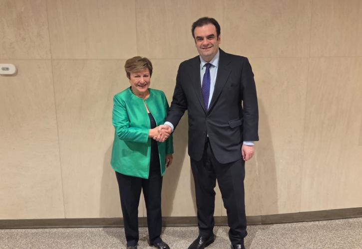 Συνάντηση Πιερρακάκη με την επικεφαλής του ΔΝΤ στην Ουάσιγκτον