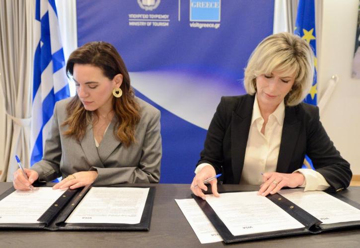 Η Visa ανανεώνει τη συνεργασία με Υπ. Τουρισμού - Η δαπάνη στην Ελλάδα το 2025
