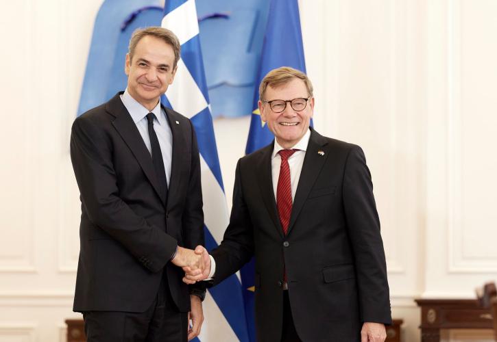 Συνάντηση Μητσοτάκη - Βάντεφουλ: Συζητήθηκαν ζητήματα αμοιβαίου ευρωπαϊκού ενδιαφέροντος
