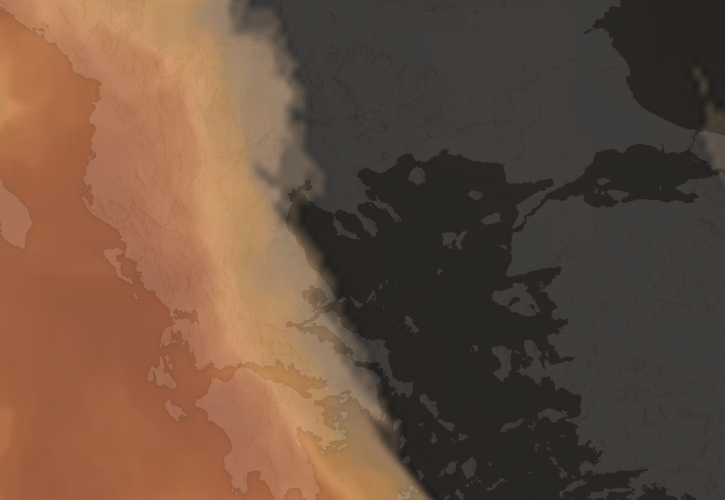 AtmoHub: Νέα ενίσχυση της μεταφοράς Σαχαριανής σκόνης προς τη χώρα