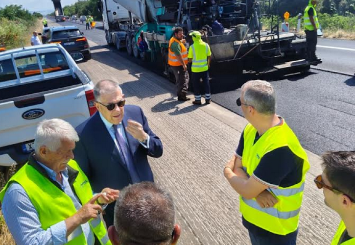 Ταχιάος: Αυτοψία στα εργοτάξια αναβάθμισης της Εγνατίας Οδού