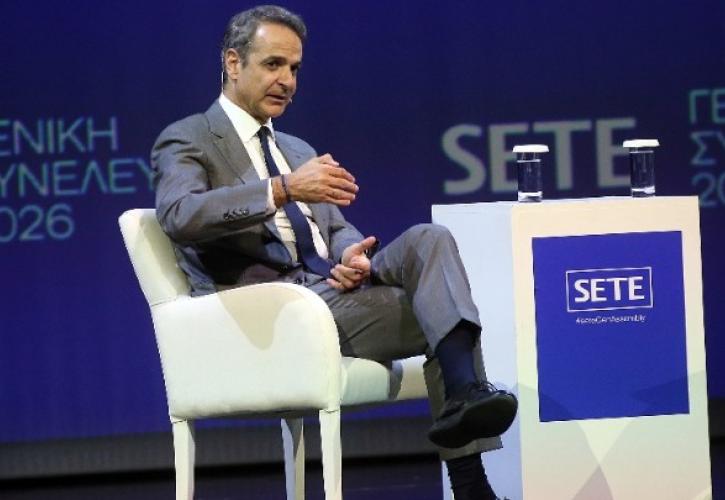 Μητσοτάκης στον ΣΕΤΕ: Η κρίση στην Μέση Ανατολή μπορεί να δημιουργεί και κάποιες παραπάνω ευκαιρίες για τον ελληνικό τουρισμό