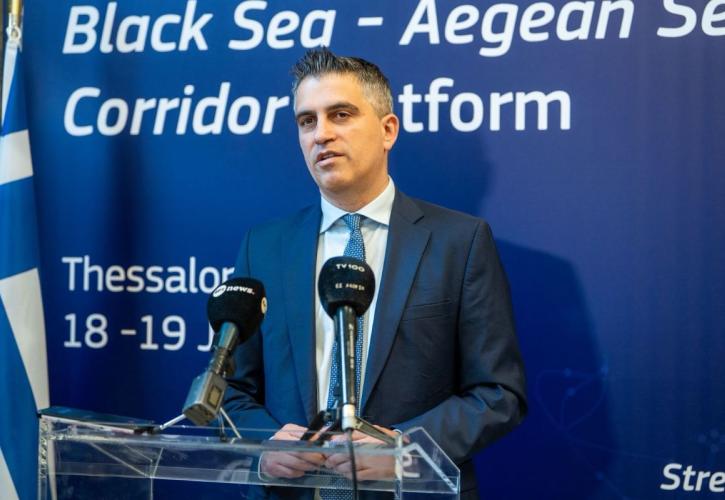 Δήμας: Κοινή βούληση Ελλάδας -Βουλγαρίας-Ρουμανίας για τον διάδρομο Μαύρης Θάλασσας-Αιγαίου