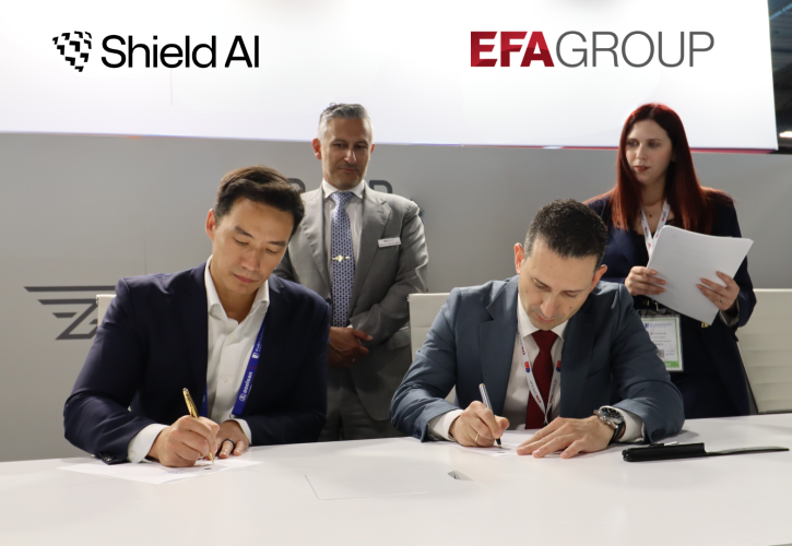 Συμφωνία Shield AI - EFA GROUP για ανάπτυξη αυτόνομων αμυντικών συστημάτων στην Ελλάδα
