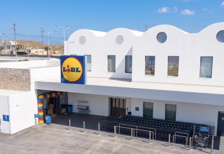 Lidl Ελλάς: Επένδυση 14,8 εκατ. ευρώ για το νέο κατάστημα στη Σαντορίνη