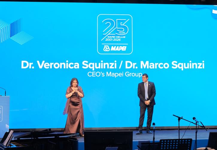 Mapei Hellas: Επενδύσεις 25 εκατ. ευρώ σε βάθος πενταετίας και νέο εργοστάσιο στη Θεσσαλονίκη