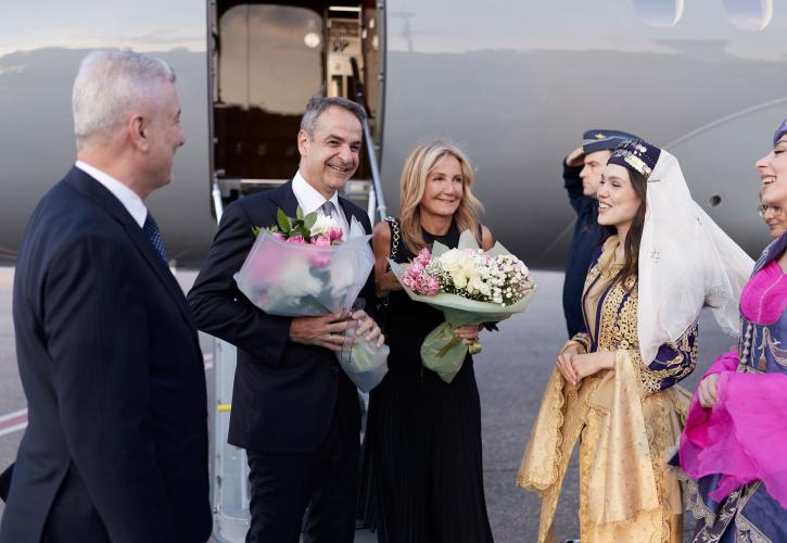 Στην Άγκυρα ο Κυριάκος Μητσοτάκης: Υποδοχή Ερντογάν στο επίσημο δείπνο