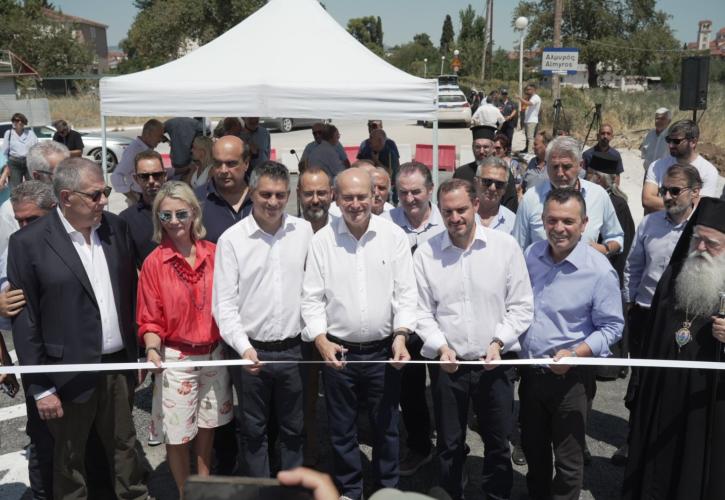Εγκαίνια της νέας γέφυρας του Αλμυρού από Χατζηδάκη - Δήμα και αυτοψίες έργων σε Φάρσαλα και Δομοκό