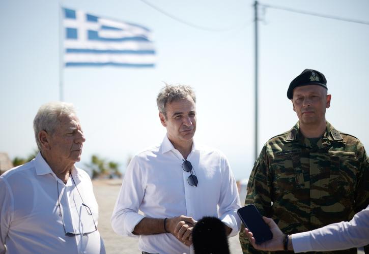 Μητσοτάκης από Αγαθονήσι: Οι νησιώτες μας αισθάνονται ασφαλείς