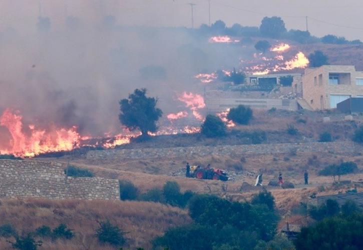 Μάχη με τις φλόγες σε Άγιο Βασίλειο Ρεθύμνου και Σητεία Κρήτης