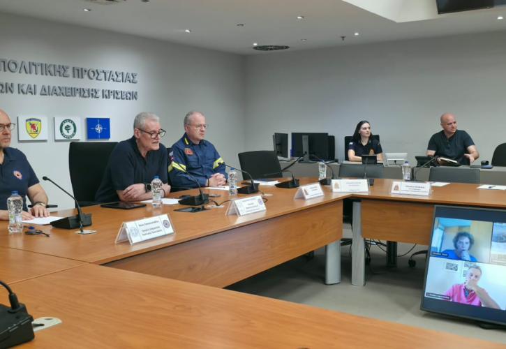 ΓΓΠΠ: Συνεδρίαση της Επιτροπής Εκτίμησης Κινδύνου για τον επερχόμενο ήπιο καύσωνα