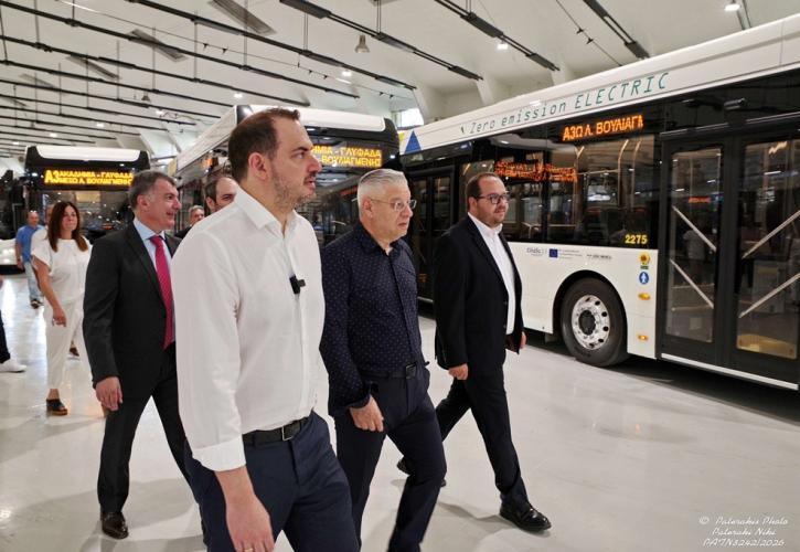 Κώτσηρας: Σε πλήρη εξέλιξη η ανανέωση του στόλου των λεωφορείων - Στην κυκλοφορία 125 νέα ηλεκτρικά