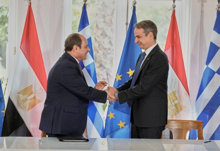 Τηλεφωνική επικοινωνία του Κυρ. Μητσοτάκη με τον Πρόεδρο της Αιγύπτου