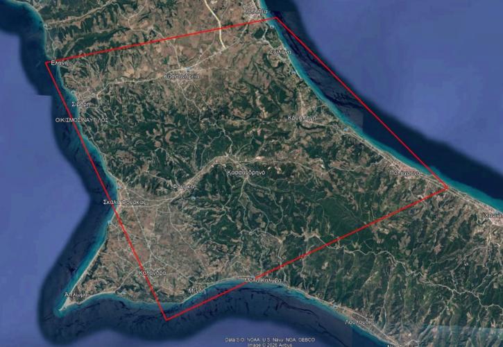 Ενεργοποίηση του Copernicus για χαρτογράφηση της πυρκαγιάς στη Χαλκιδική