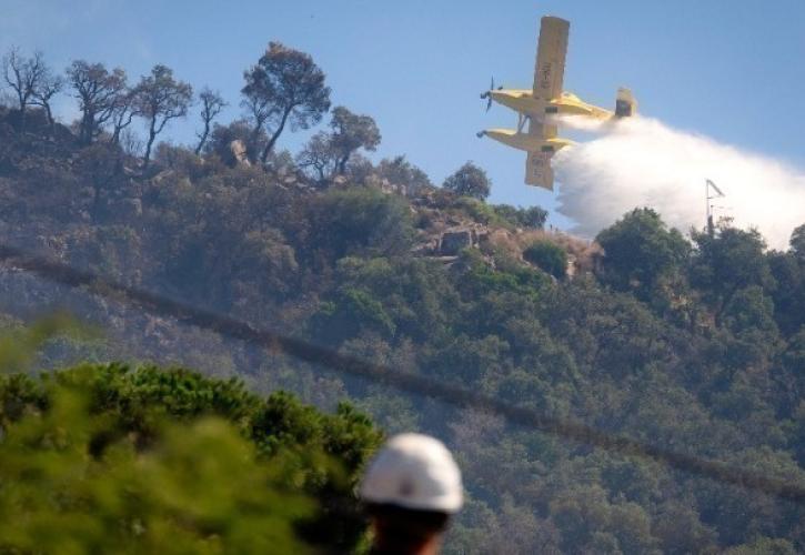 Πυρκαγιά στη Γιαννούλη Σουφλίου - Κινητοποιήθηκαν εναέρια μέσα