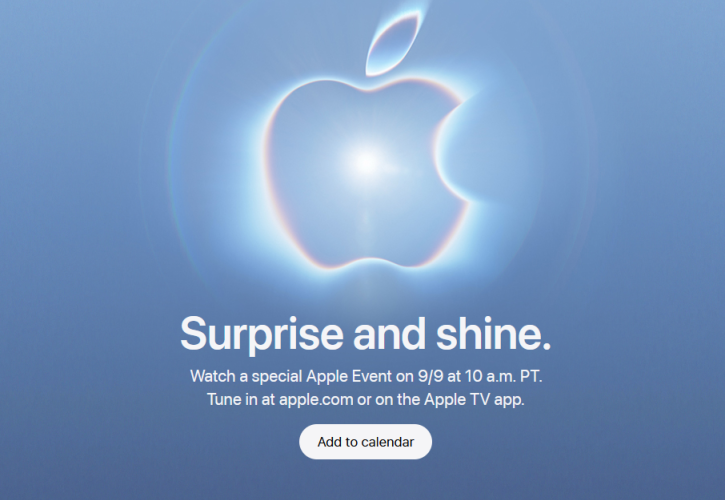 Apple: Στις 9 Σεπτεμβρίου το event για παρουσίαση του νέου iPhone