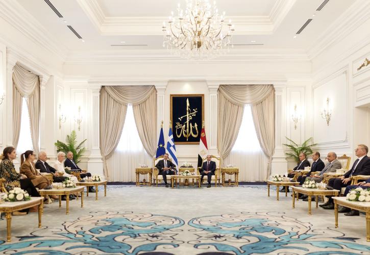 Aλ Σίσι: Ορόσημο η ηλεκτρική διασύνδεση Αιγύπτου - Ελλάδας