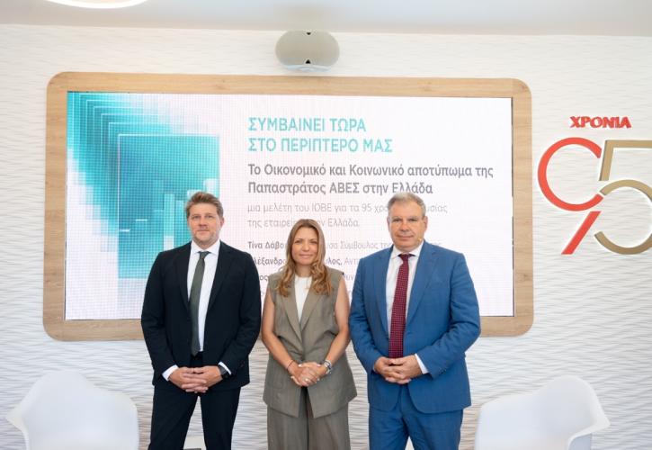 Μελέτη ΙΟΒΕ: Το αποτύπωμα της Παπαστράτος στο ελληνικό ΑΕΠ και στις εξαγωγές
