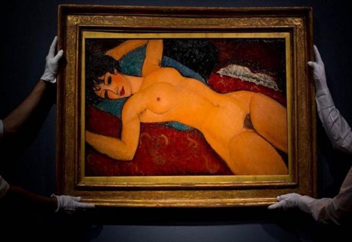 Το «γυμνό» του Modigliani ξεπέρασε τα 170 εκατ. δολάρια