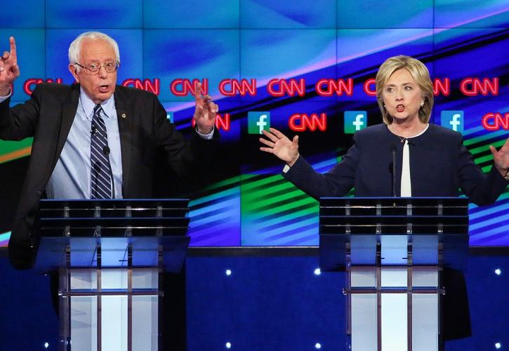 Debate Clinton- Sanders στις 14 Απριλίου