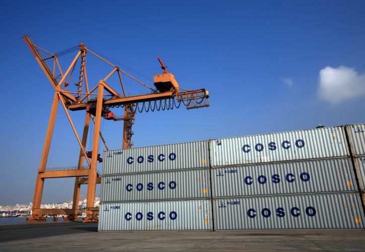 Cosco: Πτώση 9,5% στη διακίνηση containers στο λιμάνι του Πειραιά μεταξύ Ιανουαρίου-Μαΐου 2022