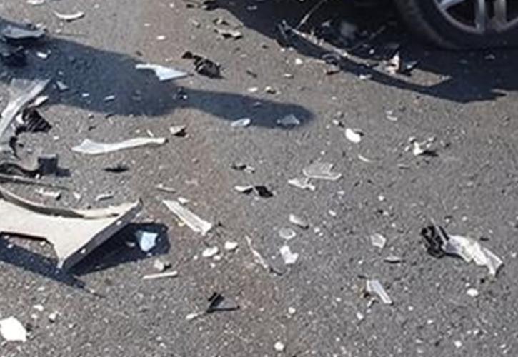 Καραμπόλα με υλικές ζημιές στην ε.ο. Θεσσαλονίκης - Μουδανίων