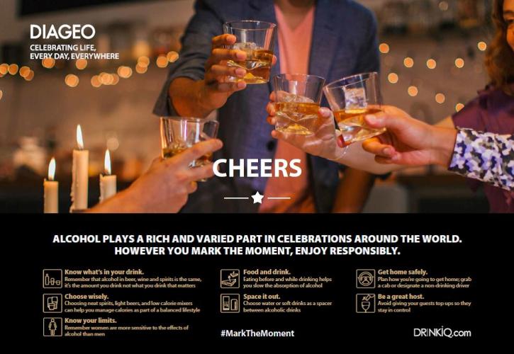 DIAGEO - Βασιλόπουλος «σύμμαχοι» στην υπεύθυνη κατανάλωση αλκοόλ