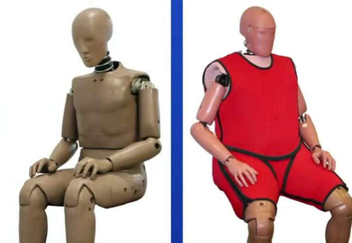 H παχυσαρκία επηρεάζει τα crash tests (vid)