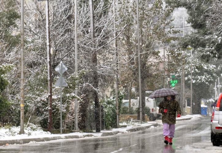 Χιόνια και βροχές στη Βόρεια Ελλάδα