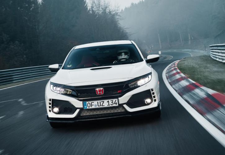 Ρεκόρ σημείωσε το νέο Honda Civic Type R στο Nurburgring