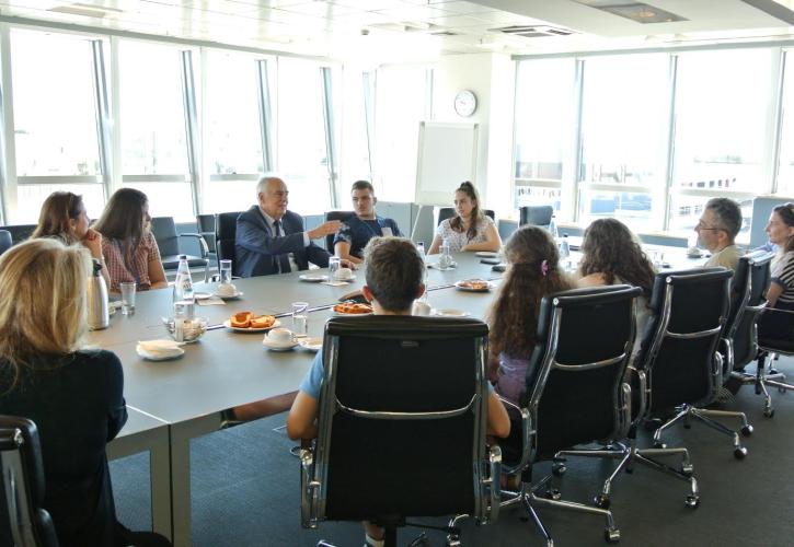 Επίσκεψη στην ΕΛΠΕ από τις νικήτριες ομάδες του Πανελλήνιου Μαθητικού Διαγωνισμού Φυσικών Επιστημών