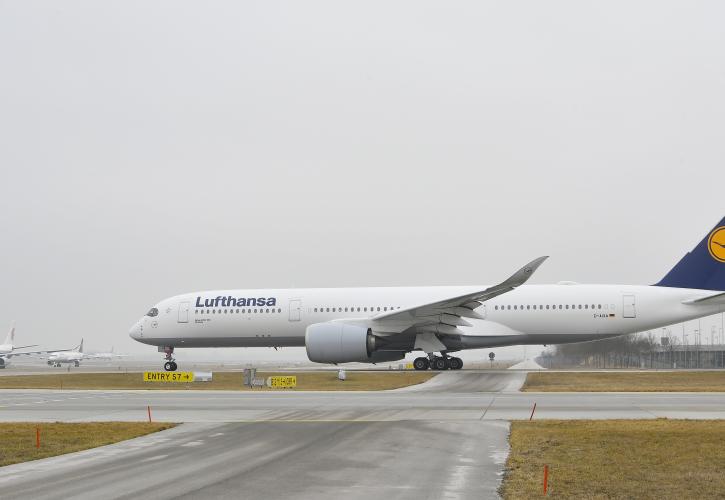 Απειλή για βόμβα σε αεροπλάνο της Lufthansa με προορισμό τη Φρανκφούρτη