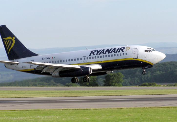 Ryanair: Στο 75% των επιπέδων του 2019 η επιβατική κίνηση του Αυγούστου