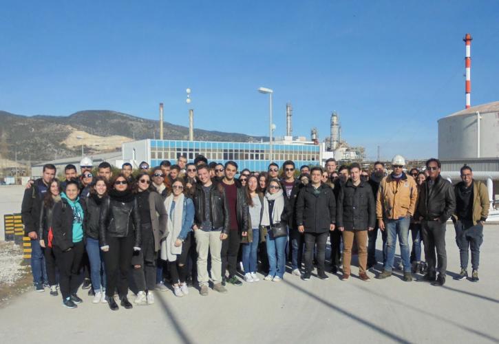 Φοιτητές της Πολυτεχνικής Σχολής Θεσσαλονίκης στις εγκαταστάσεις της Energean στην Καβάλα