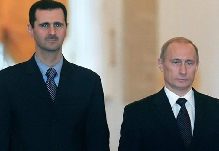 Ρωσία: Συνάντηση Πούτιν με τον Σύρο ομόλογό του Μπασάρ αλ Ασαντ