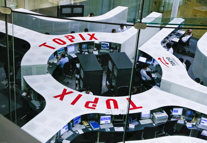 Με μεικτές τάσεις έκλεισε το Χρηματιστήριο του Τόκιο