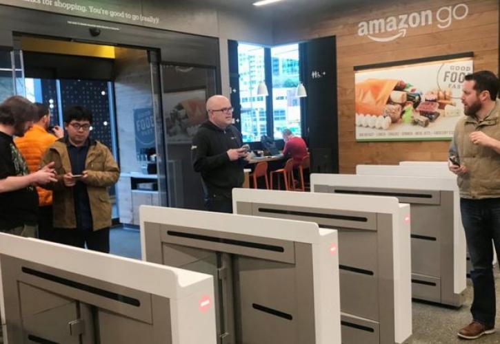 Σούπερ μάρκετ χωρίς ταμεία ανοίγει η Amazon (pics & vid)