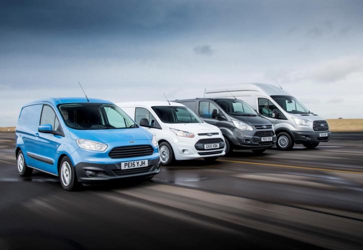 Πρώτα σε πωλήσεις τα επαγγελματικά Ford το 2017 (vid)