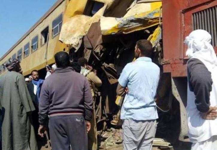 Σύγκρουση τρένων στην Αίγυπτο - Τουλάχιστον 32 νεκροί αναφέρονται σε αιγυπτιακά μέσα