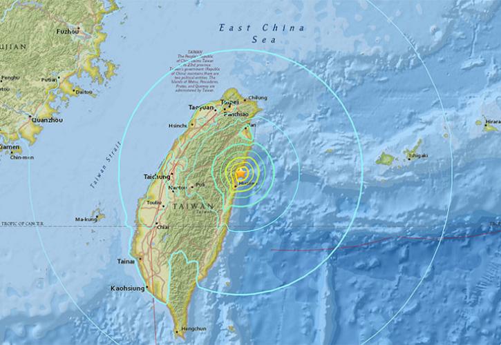 Σεισμός στην Ταϊβάν: Τουλάχιστον 1 νεκρός και 9 τραυματίες