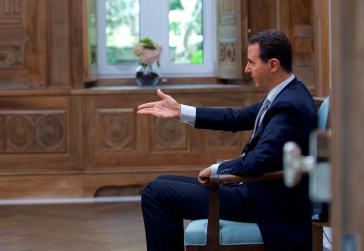 Άσαντ: Οποιαδήποτε προσέγγιση με την Τουρκία πρέπει να οδηγήσει στο τέλος της «κατοχής» εδαφών στη Συρία