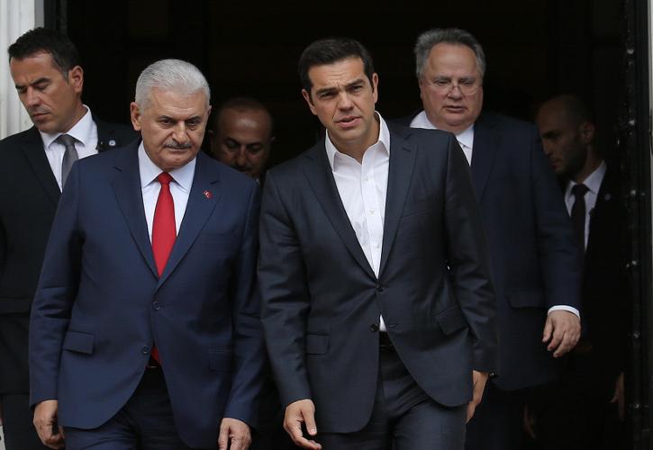 Ένταση κάτω από τα χαμόγελα Τσίπρα-Γιλντιρίμ