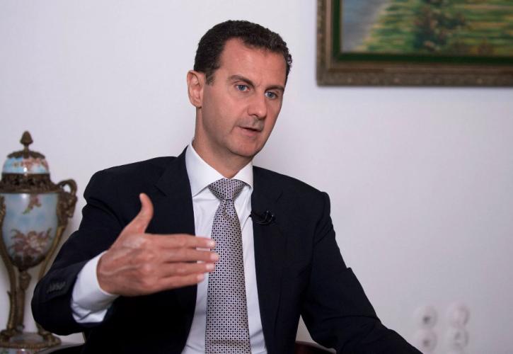 Συρία: Ο Άσαντ καταγγέλλει προσπάθεια «ανασχεδιασμού» του χάρτη της περιοχής