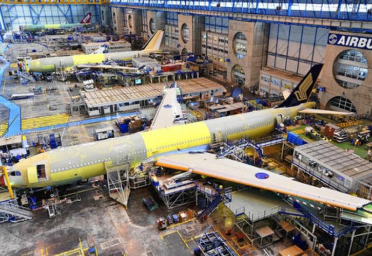 Airbus: Πλήγμα 39% στα κέρδη του α' τρίμηνου από τις παραδόσεις αεροσκαφών