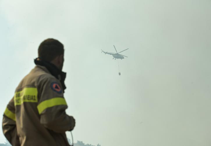 Φωτιά στην Ηλεία: Αναζωπυρώθηκε το μέτωπο στη Βάλμη