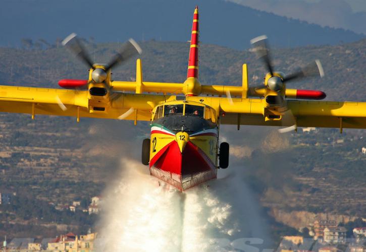 Πυρκαγιά σε δασική έκταση στο Χιλιομόδι Κορινθίας