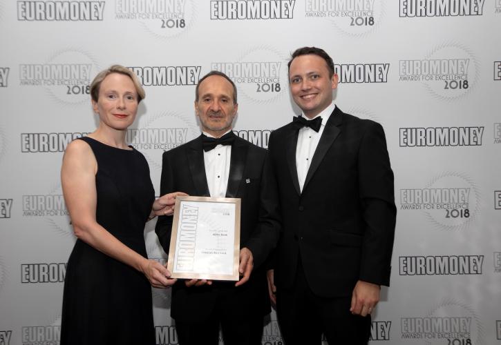 Διάκριση για την Alpha Bank στα βραβεία «Awards for Excellence 2018»
