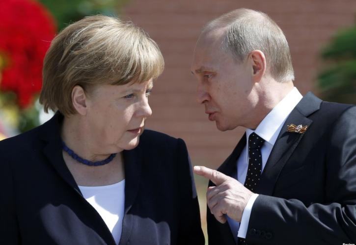 Για την ουκρανική κρίση συνομίλησαν Merkel, Putin
